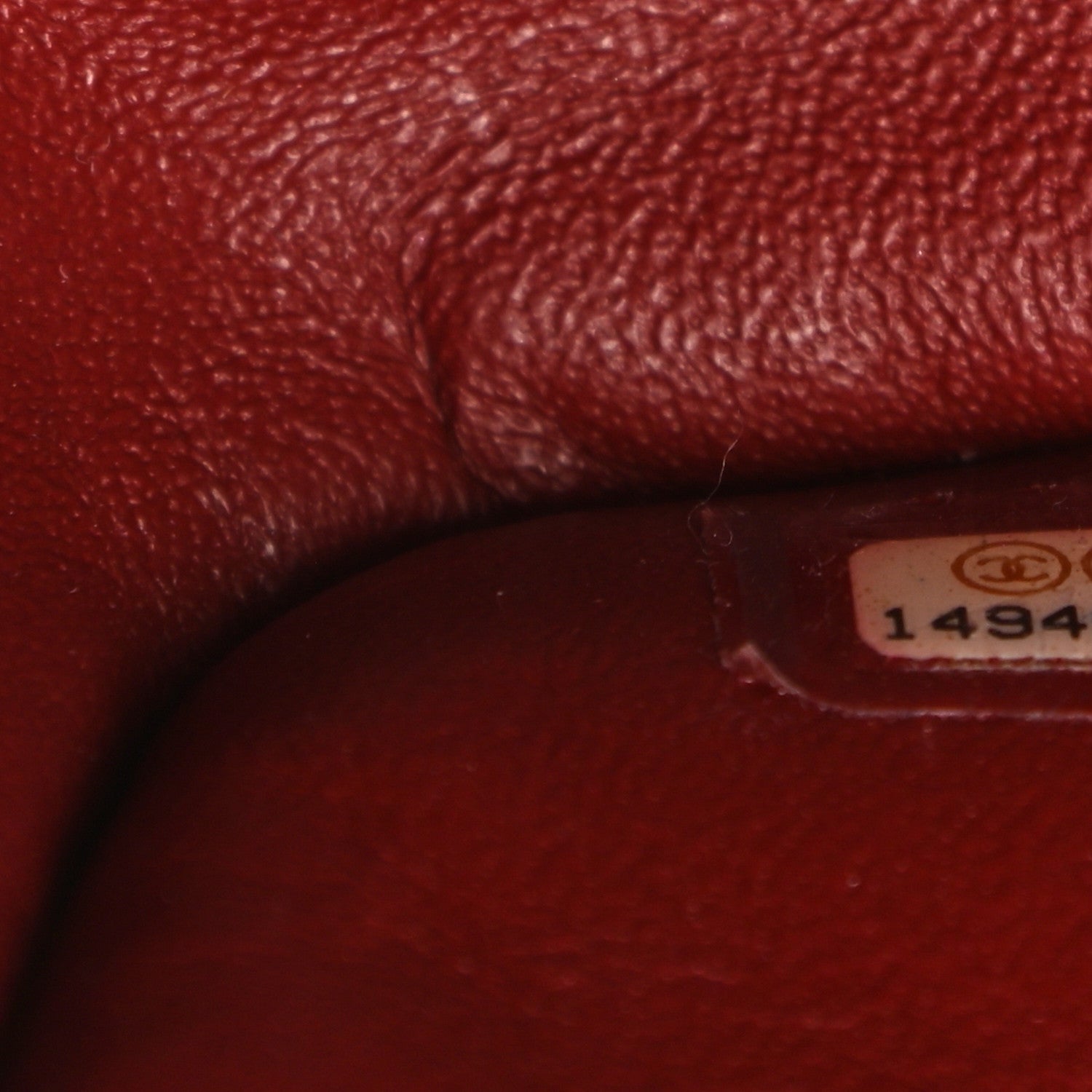 Chanel Caviar Quilted Jumbo Double Flap Dark Red 9 of 16