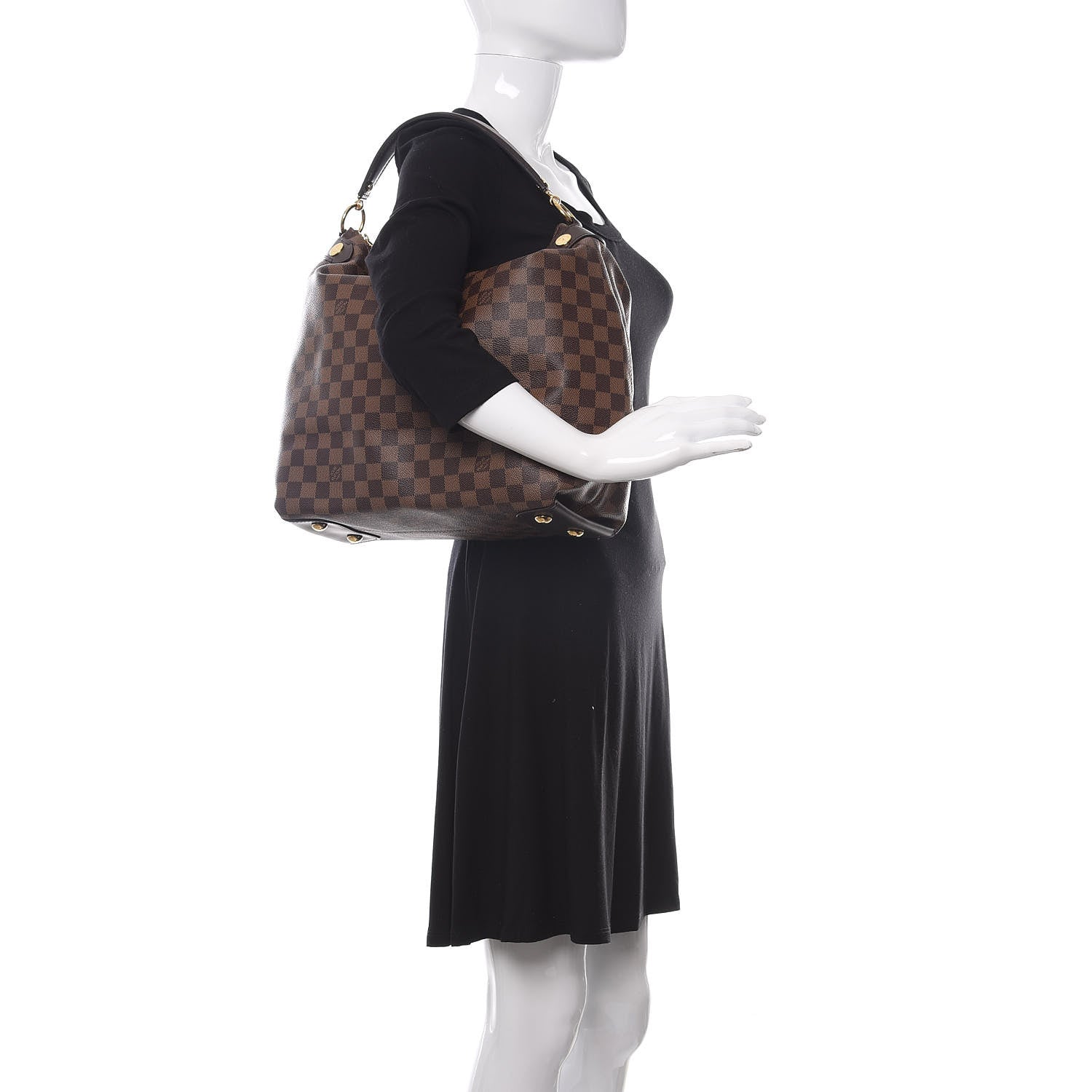 Louis Vuitton Damier Ebene Duomo Hobo 2 of 10