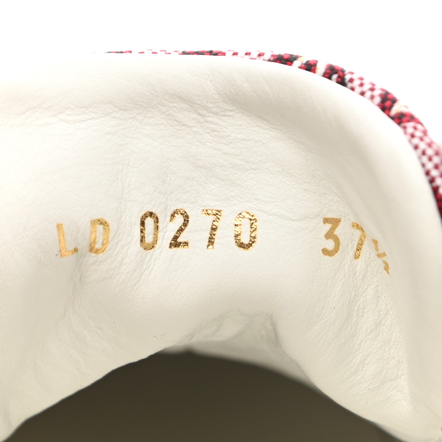 Louis Vuitton Jacquard Since 1854 Stellar Sneakers 37.5 Bordeaux 7 of 8