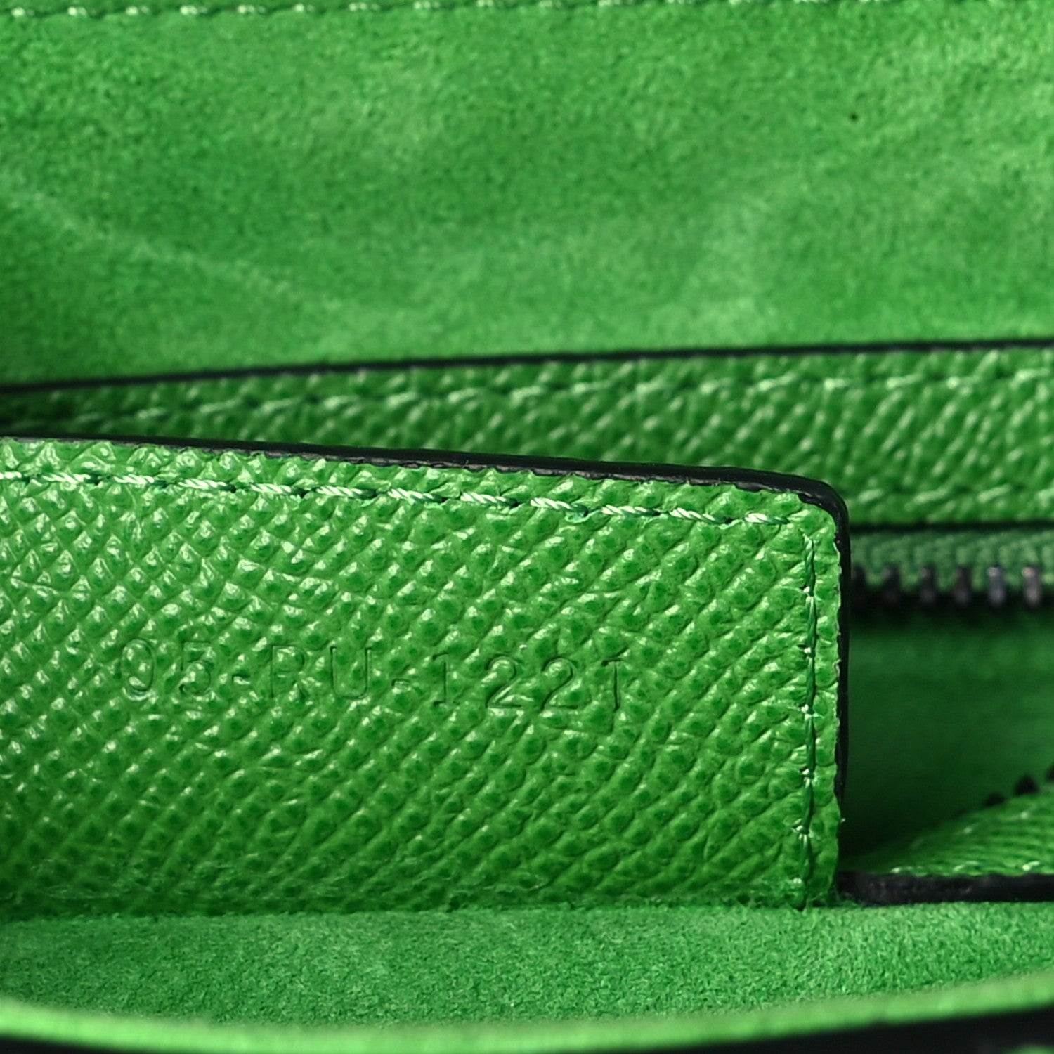 Christian Dior Grained Calfskin Saddle Bag Green 7 of 10