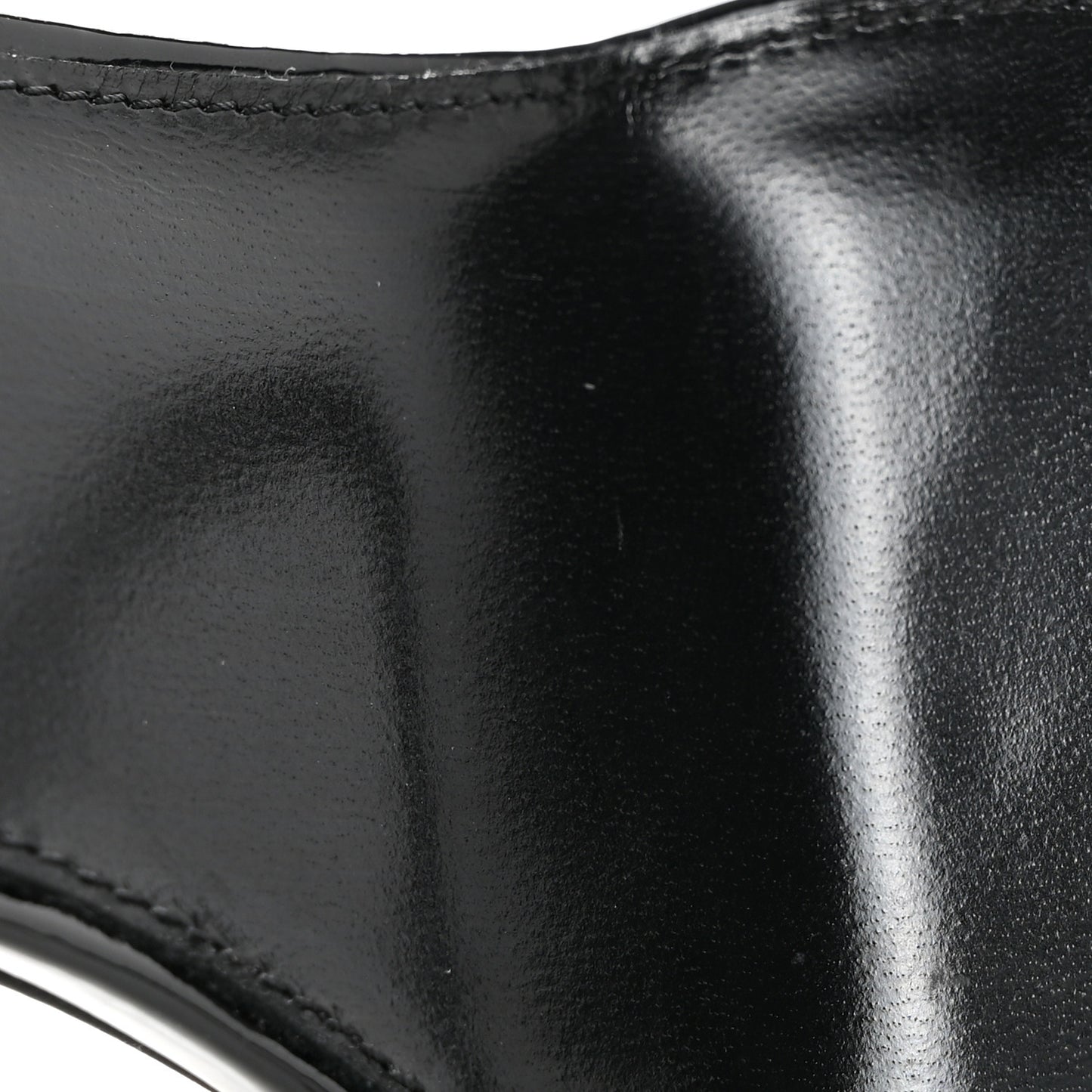Patent Calfskin Opyum 110 Sandals 38 Black Gold