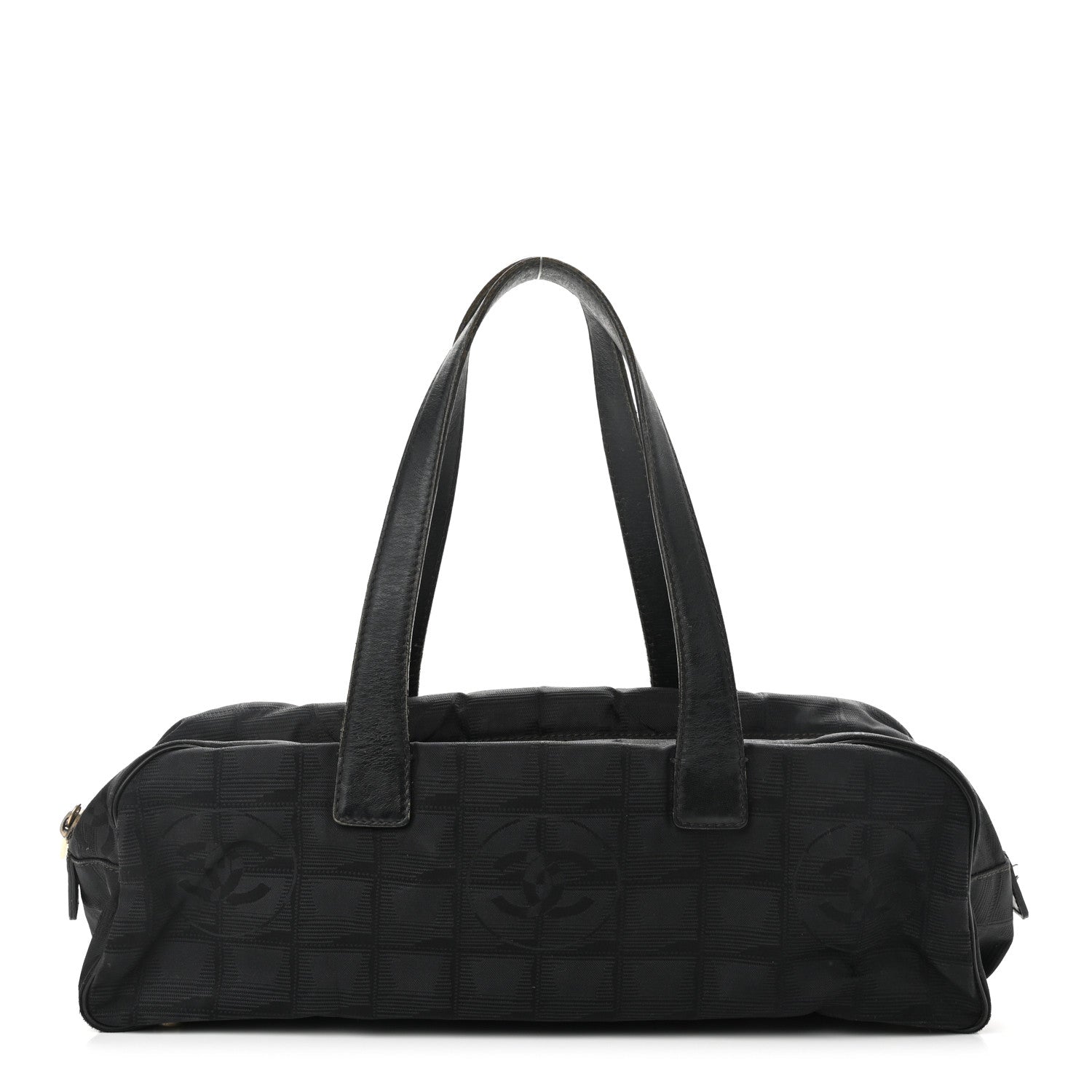 Chanel Nylon Travel Bowler Black 1 of 11
