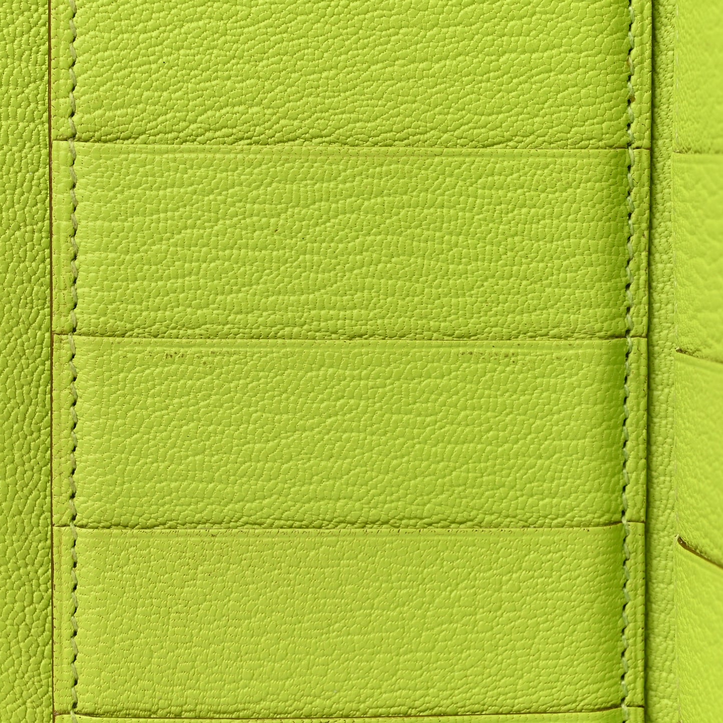 Chevre Mysore Tri-Fold Bearn Wallet Lime