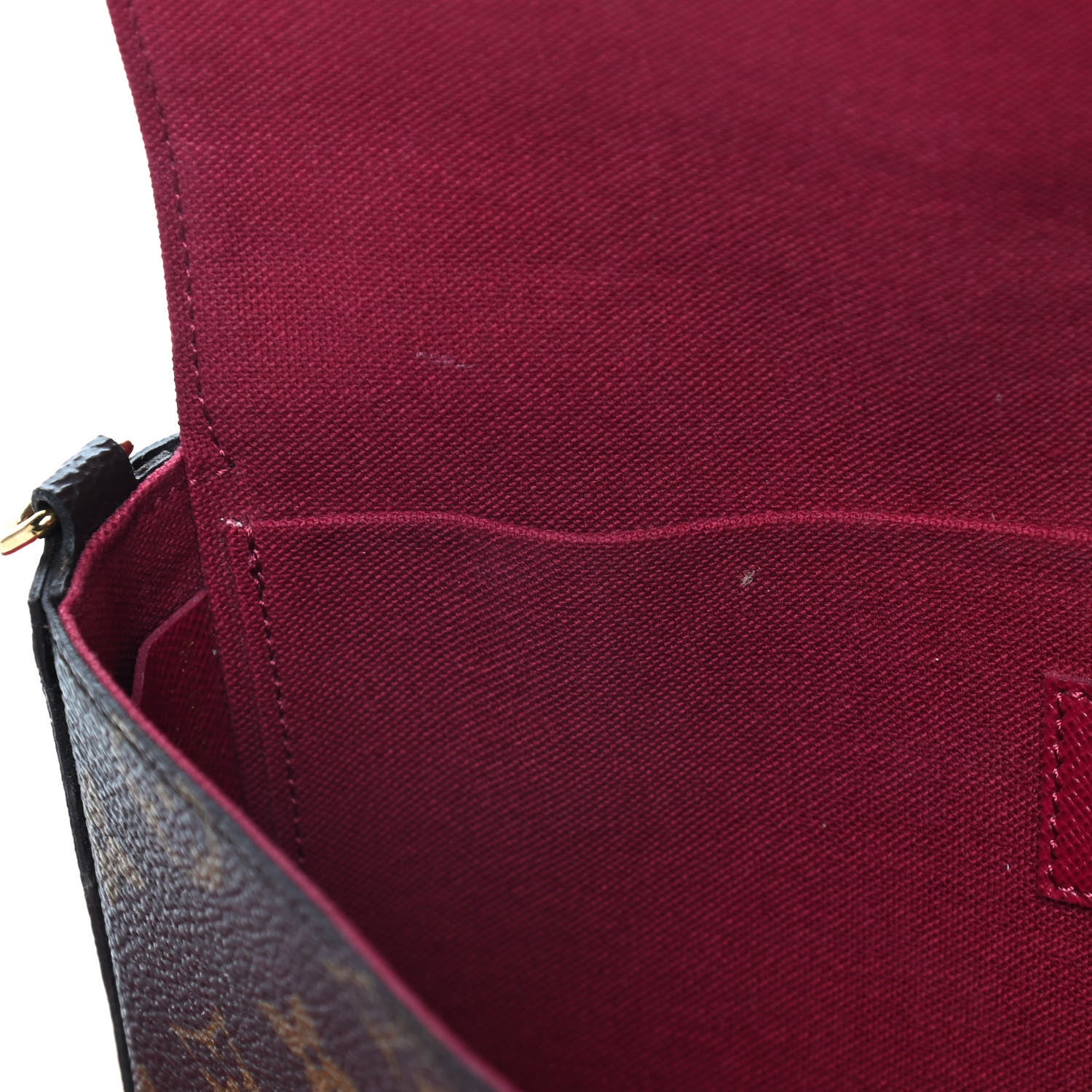 Louis Vuitton Monogram Pochette Felicie Chain Wallet Fuchsia 11 of 18