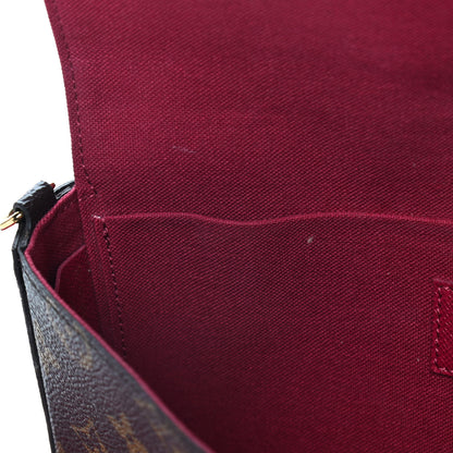 Louis Vuitton Monogram Pochette Felicie Chain Wallet Fuchsia 11 of 18