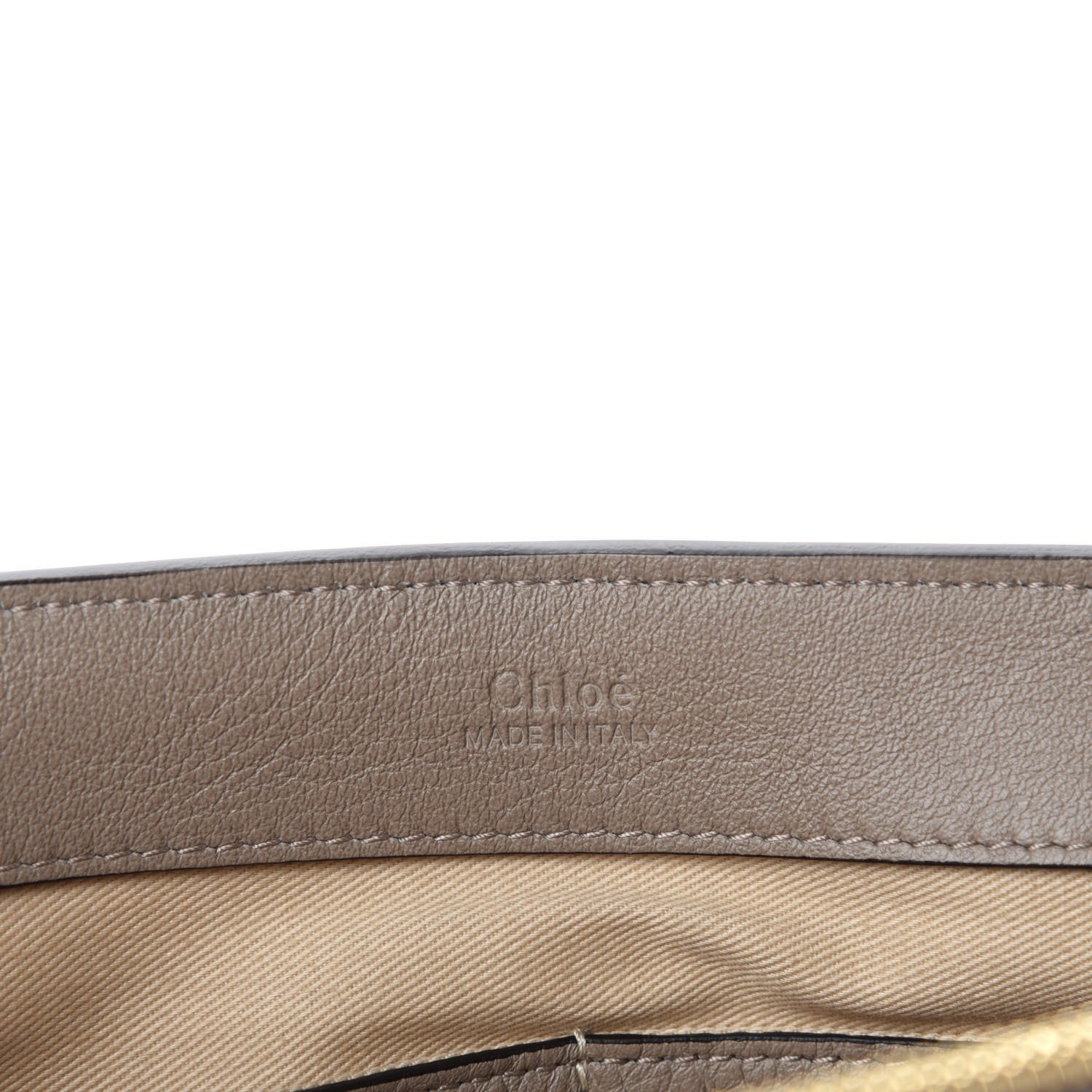 Chloe Calfskin Medium Faye Day Shoulder Bag Motty Grey 8 of 10