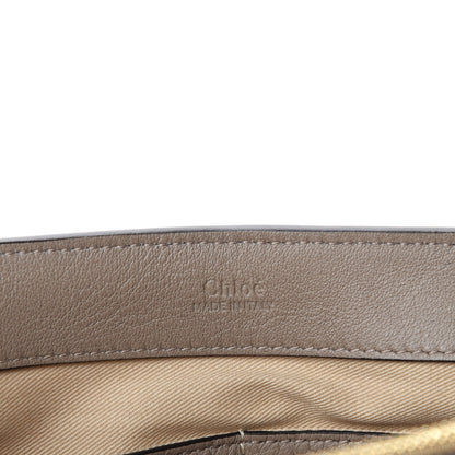 Chloe Calfskin Medium Faye Day Shoulder Bag Motty Grey 8 of 10