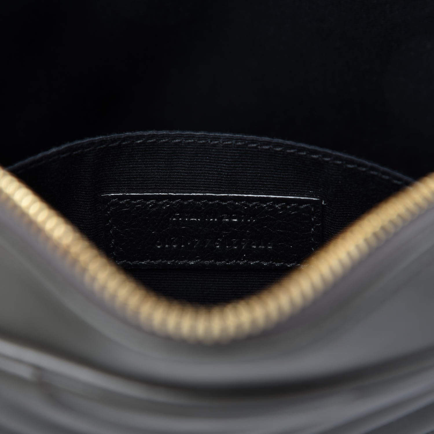 Saint Laurent Calfskin Matelasse Monogram Lou Camera Bag Sea Pebble 9 of 10