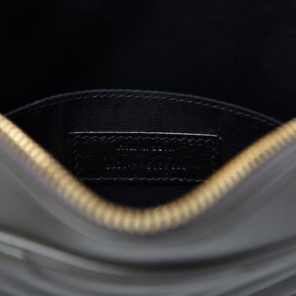Saint Laurent Calfskin Matelasse Monogram Lou Camera Bag Sea Pebble 9 of 10