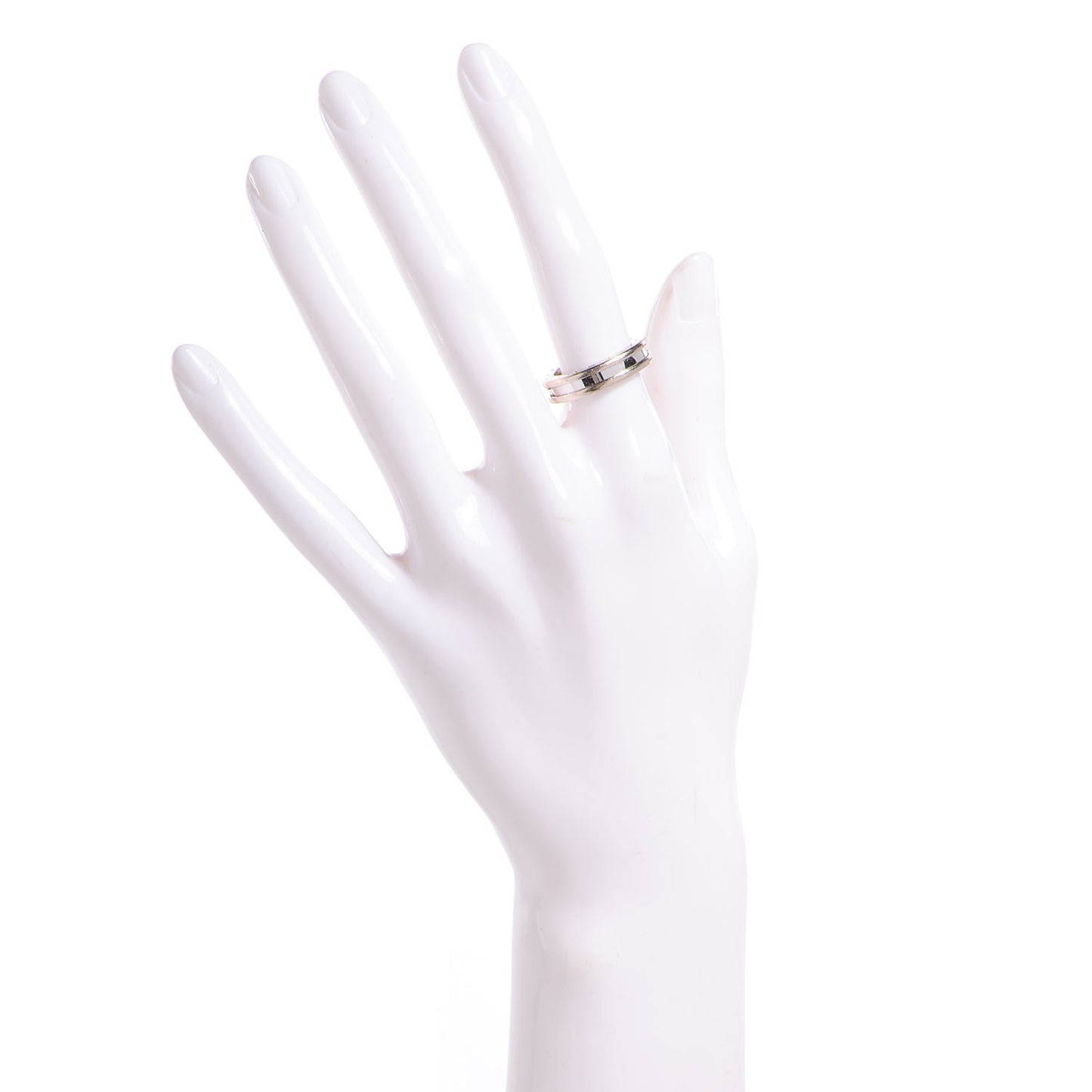 18K White Gold B.Zero1 Ring One-Band Ring 51 5.75