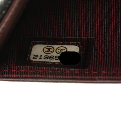 Chanel Caviar Quilted Zipped Pocket Wallet Black 8 of 9