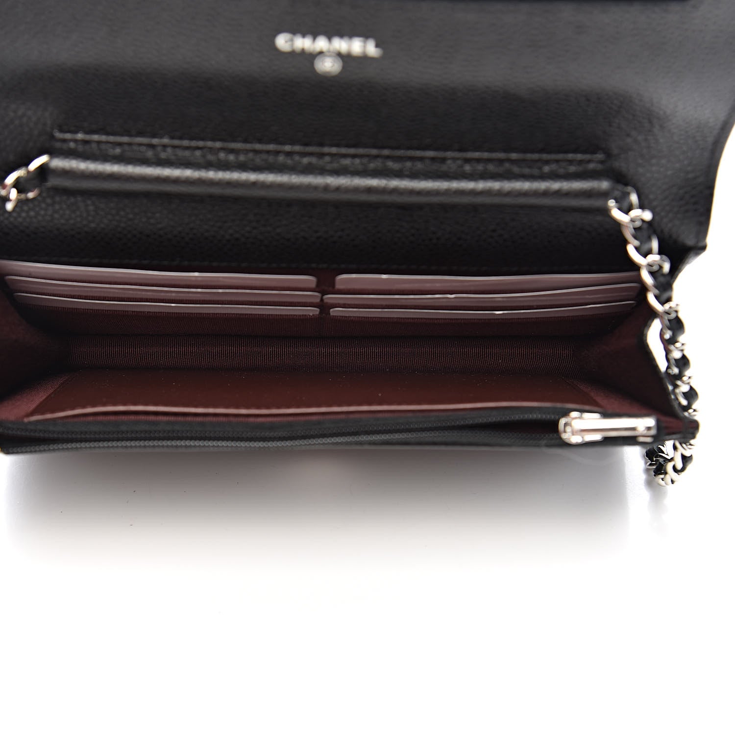 Chanel Caviar Quilted Wallet On Chain WOC Black 5 of 13