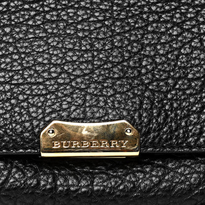 Burberry Grainy Calfskin Heritage Grain Small Crossbody Bag Black 5 of 5