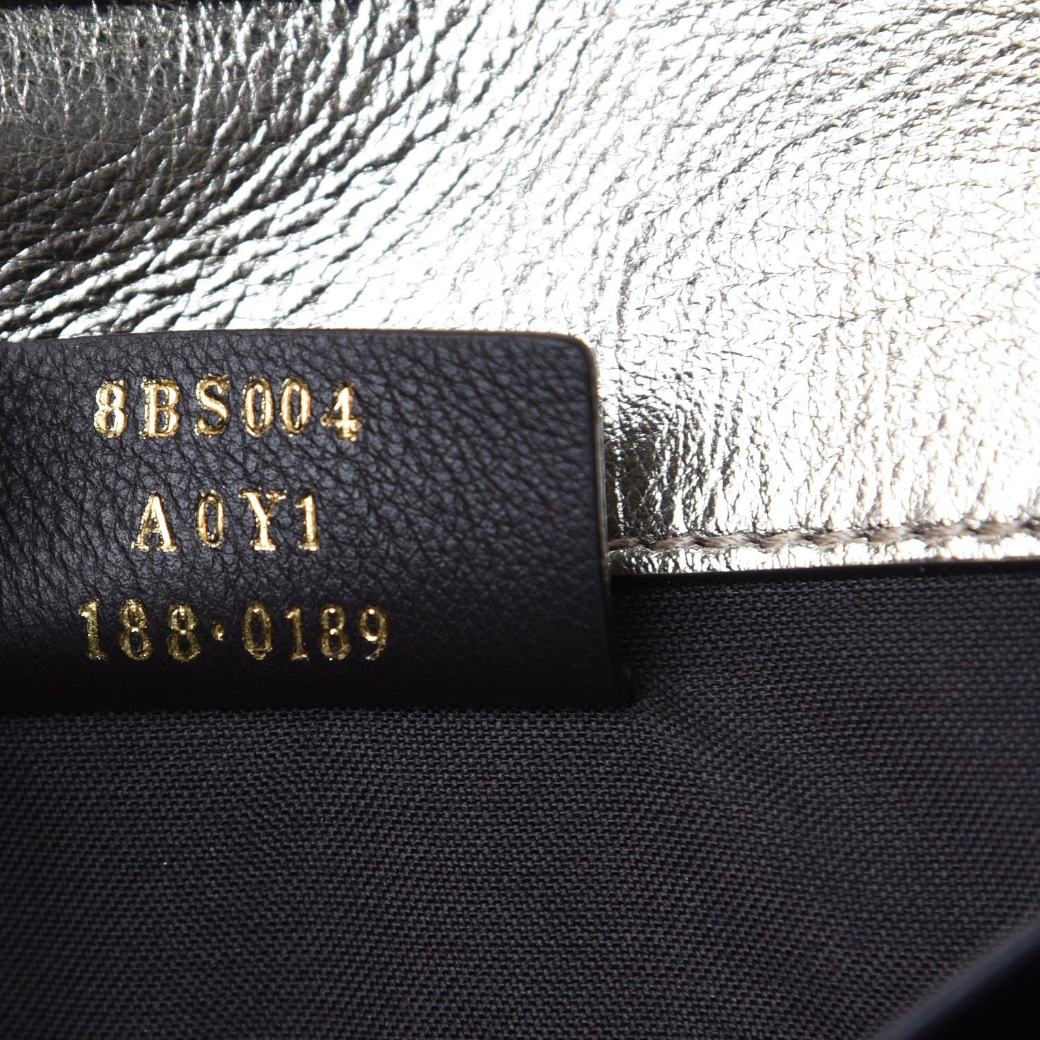 Fendi Vitello Catalan Mirror F is Fendi Wallet on Chain Champagne 7 of 8