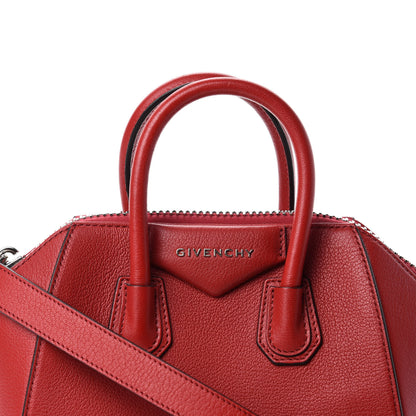 Givenchy Sugar Goatskin Mini Antigona Medium Red 11 of 11