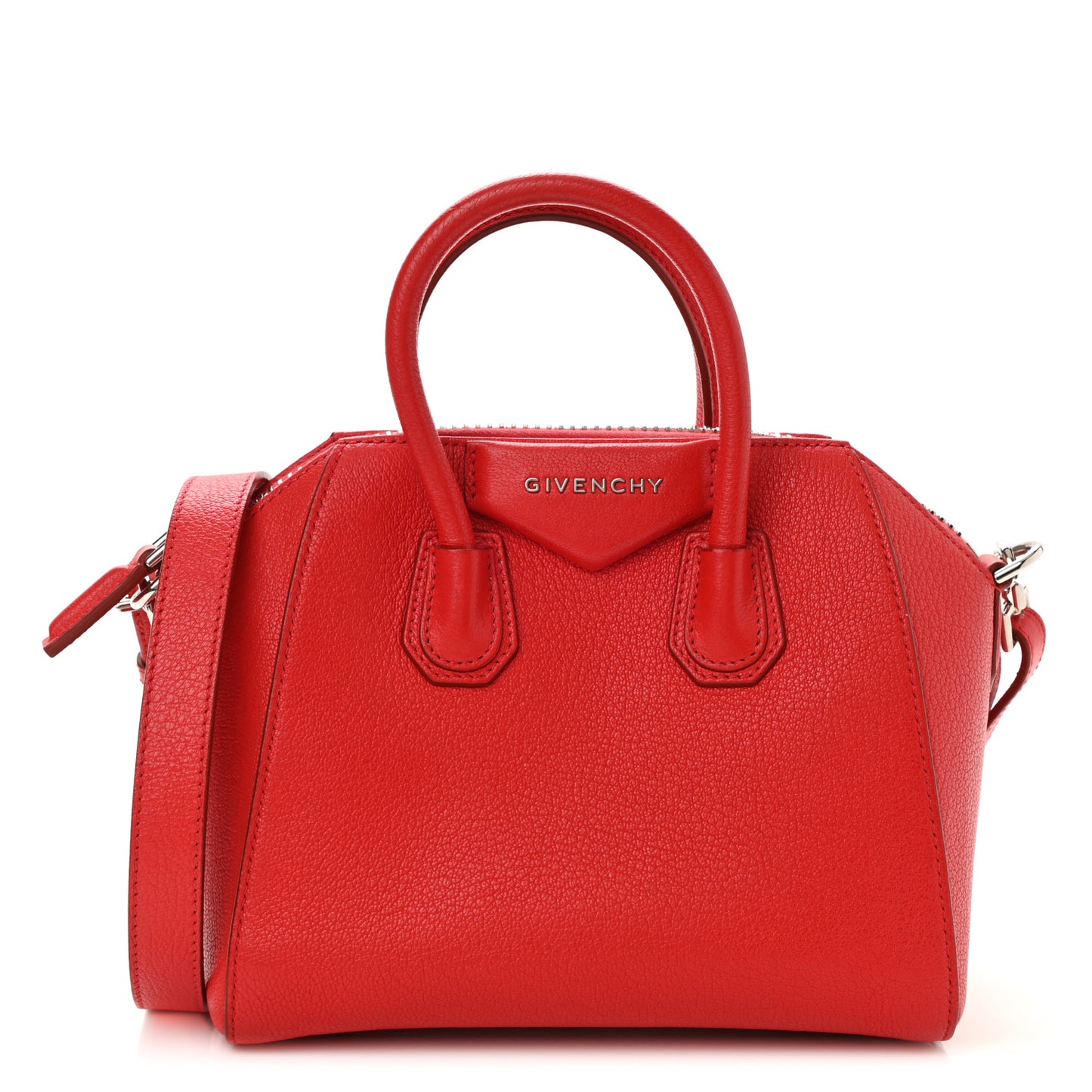 Sugar Goatskin Mini Antigona Red