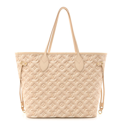Louis Vuitton Empreinte Monogram Summer Stardust Neverfull MM Beige Clair 3 of 11
