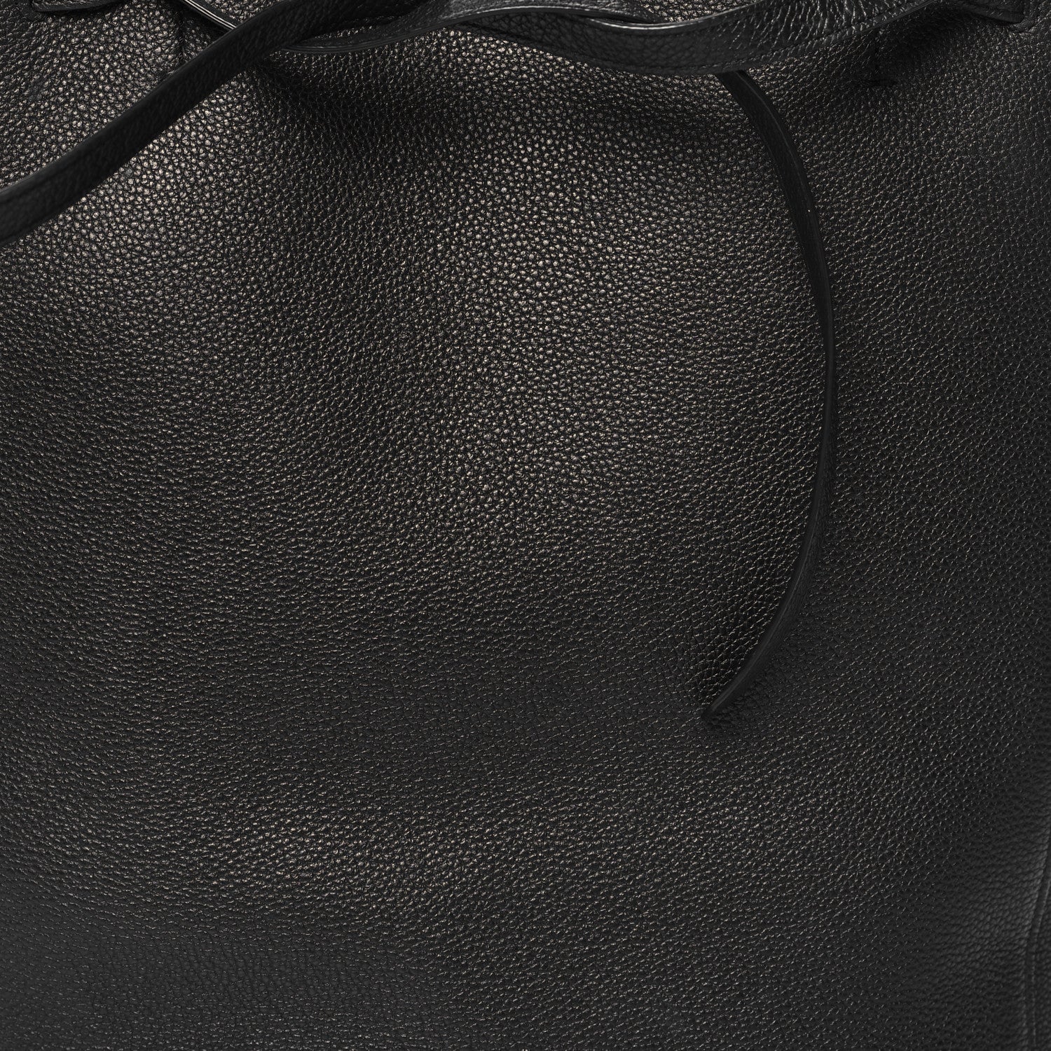 Celine Soft Grained Calfskin Medium Belt Cabas Phantom Black 7 of 11