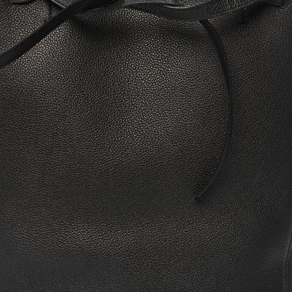 Celine Soft Grained Calfskin Medium Belt Cabas Phantom Black 7 of 11