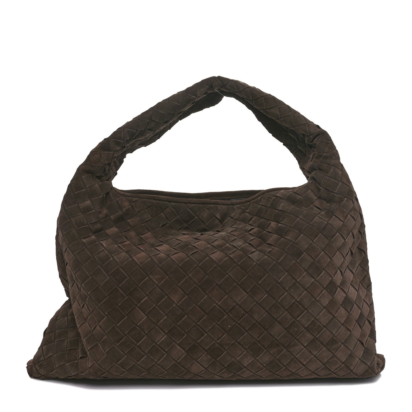 Suede Intrecciato Small Hop Fondant