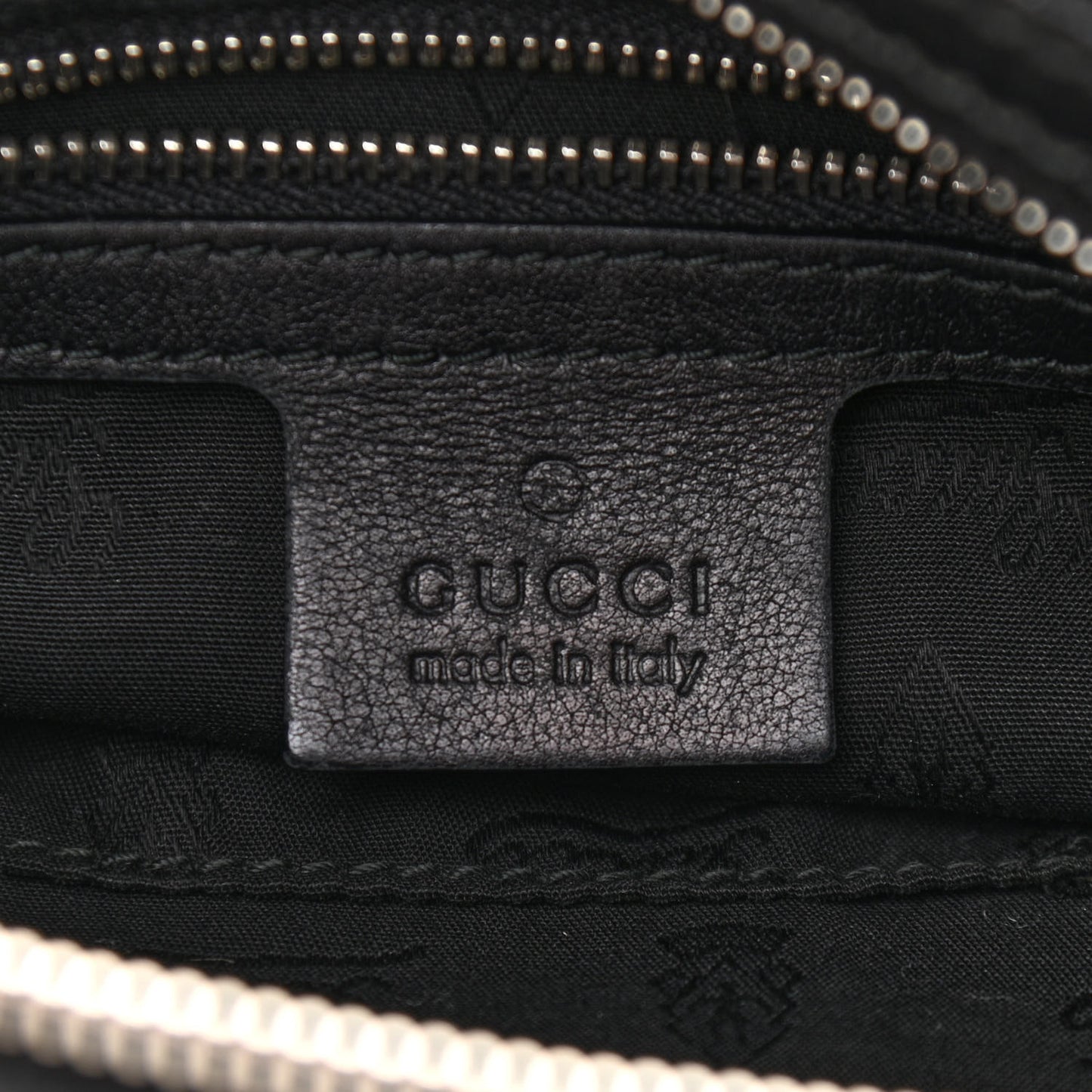Guccissima Large GG Twins Hobo Black
