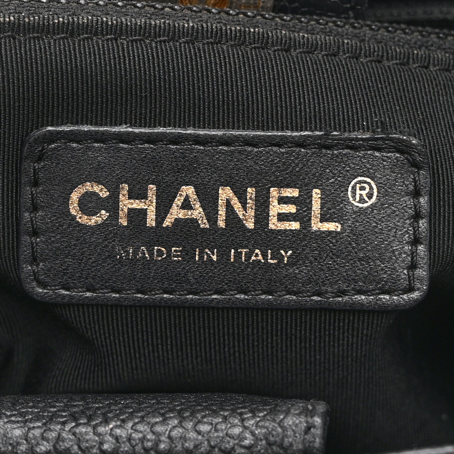 Chanel Caviar Quilted Petit Shopping Tote PST Black 6 of 10