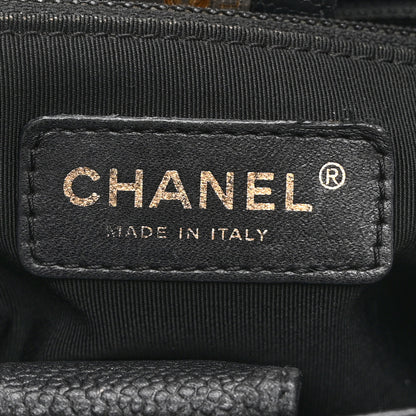 Chanel Caviar Quilted Petit Shopping Tote PST Black 6 of 10