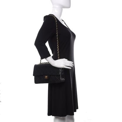 Chanel Lambskin Quilted Medium Double Flap Black 2 of 10