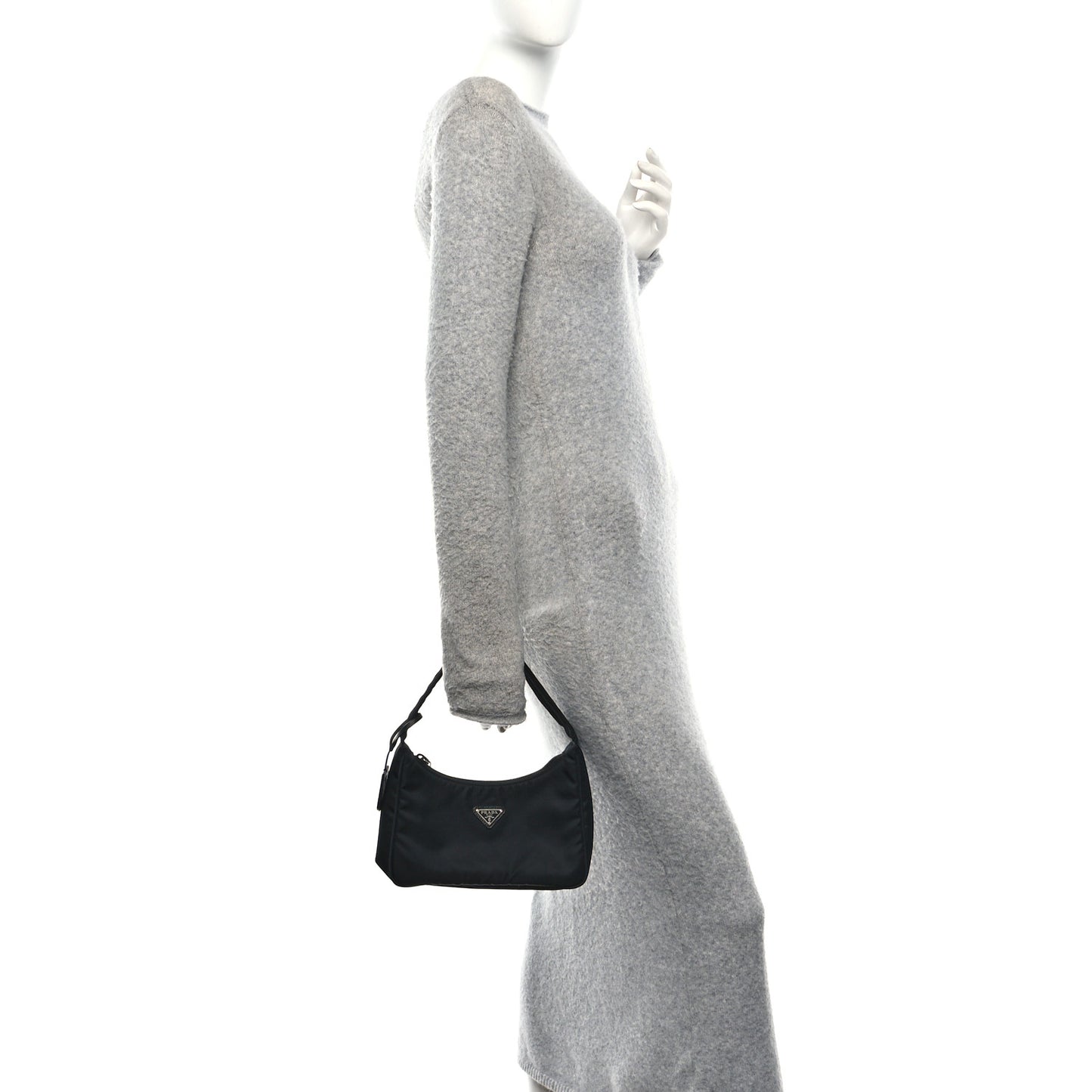 Tessuto Nylon Mini Re-Edition 2000 Bag Black