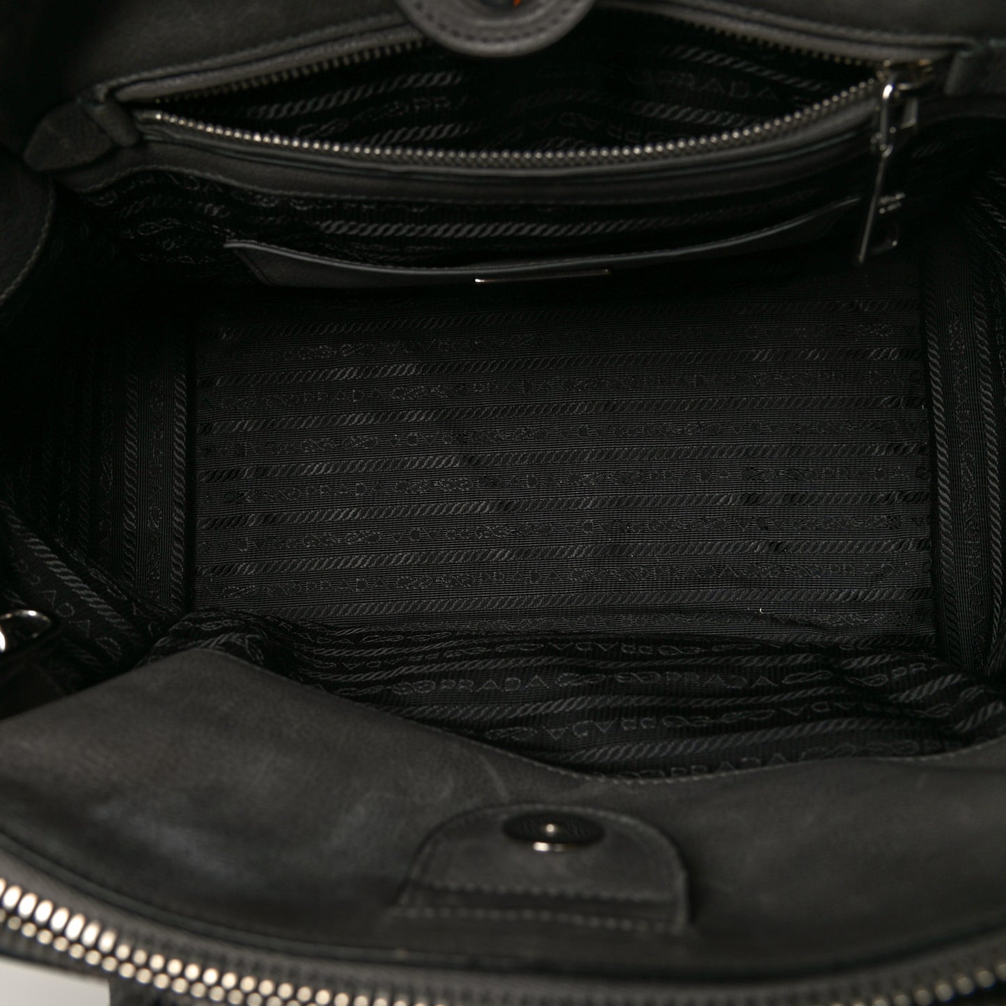 Glace Calf Twin Pocket Tote Marmo