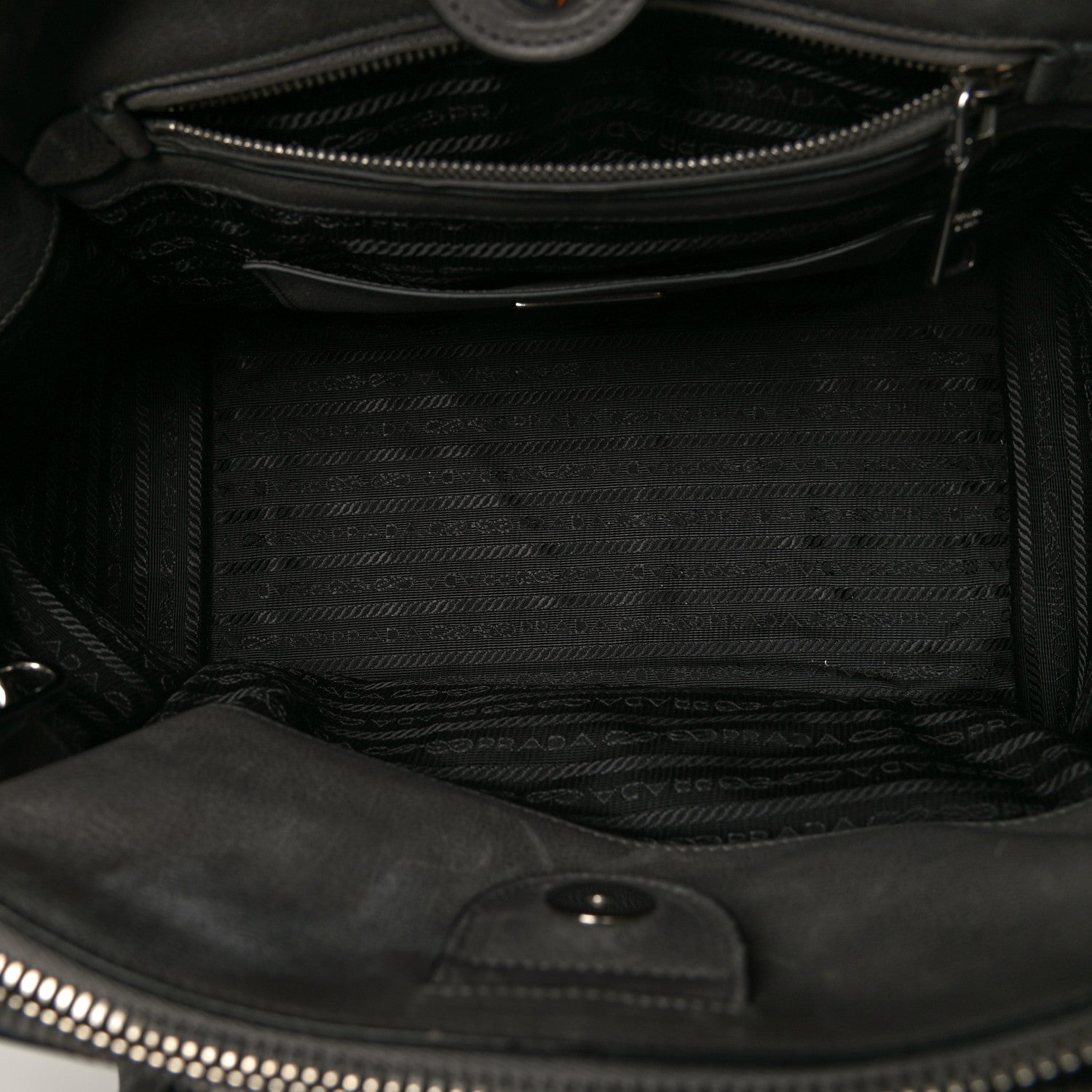 Prada Glace Calf Twin Pocket Tote Marmo 6 of 21