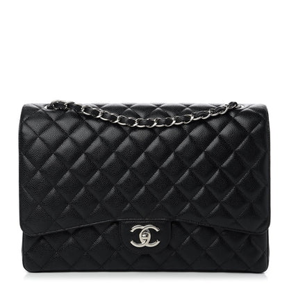 Chanel Caviar Quilted Maxi Double Flap Black 1 of 10