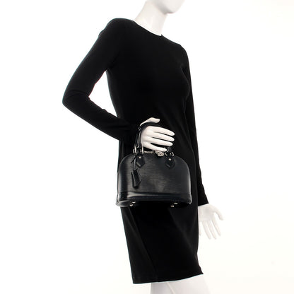 Louis Vuitton Epi Alma BB Black 3 of 12