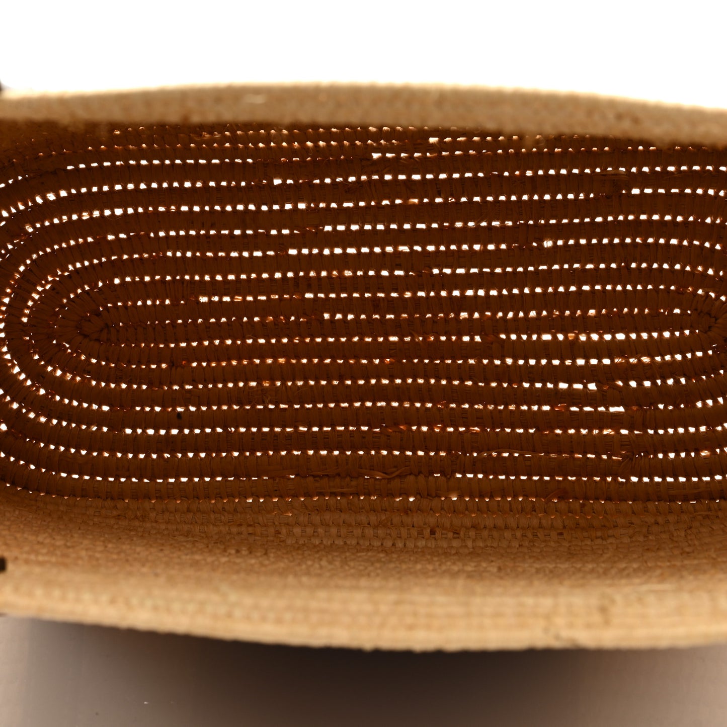 Raffia Small Square Basket Tote Bag Natural Tan