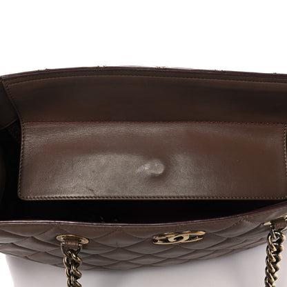 Chanel Calfskin Quilted Perfect Edge Tote Brown 8 of 23