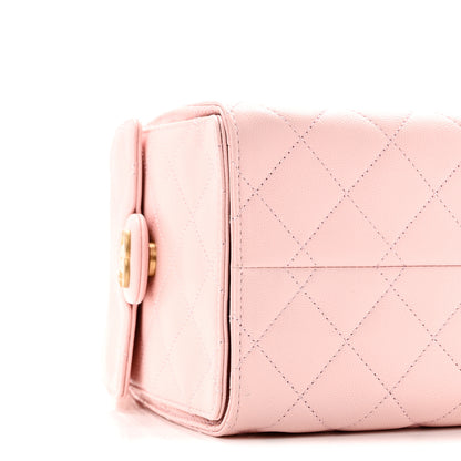 Chanel Caviar Quilted Small Chanel 25 Handbag Light Pink 9 of 11