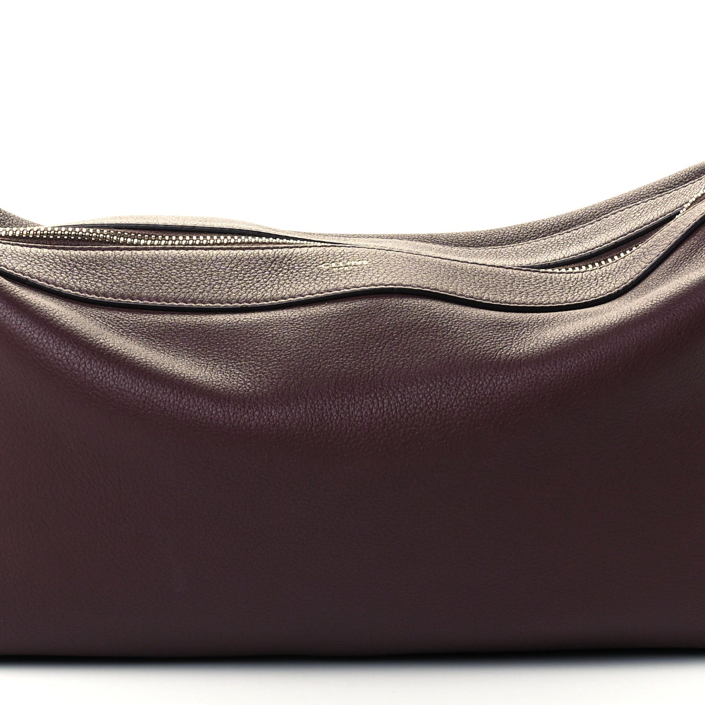 Supple Calfskin Medium Romy Shoulder Bag Tan