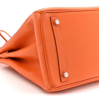 Hermes Epsom Birkin 30 Orange 10 of 19