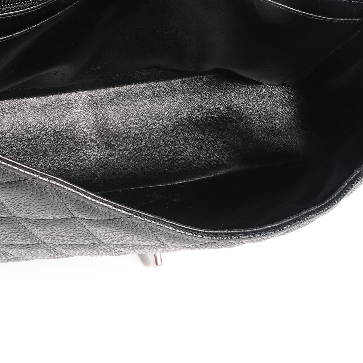 Caviar Jumbo Single Flap Black
