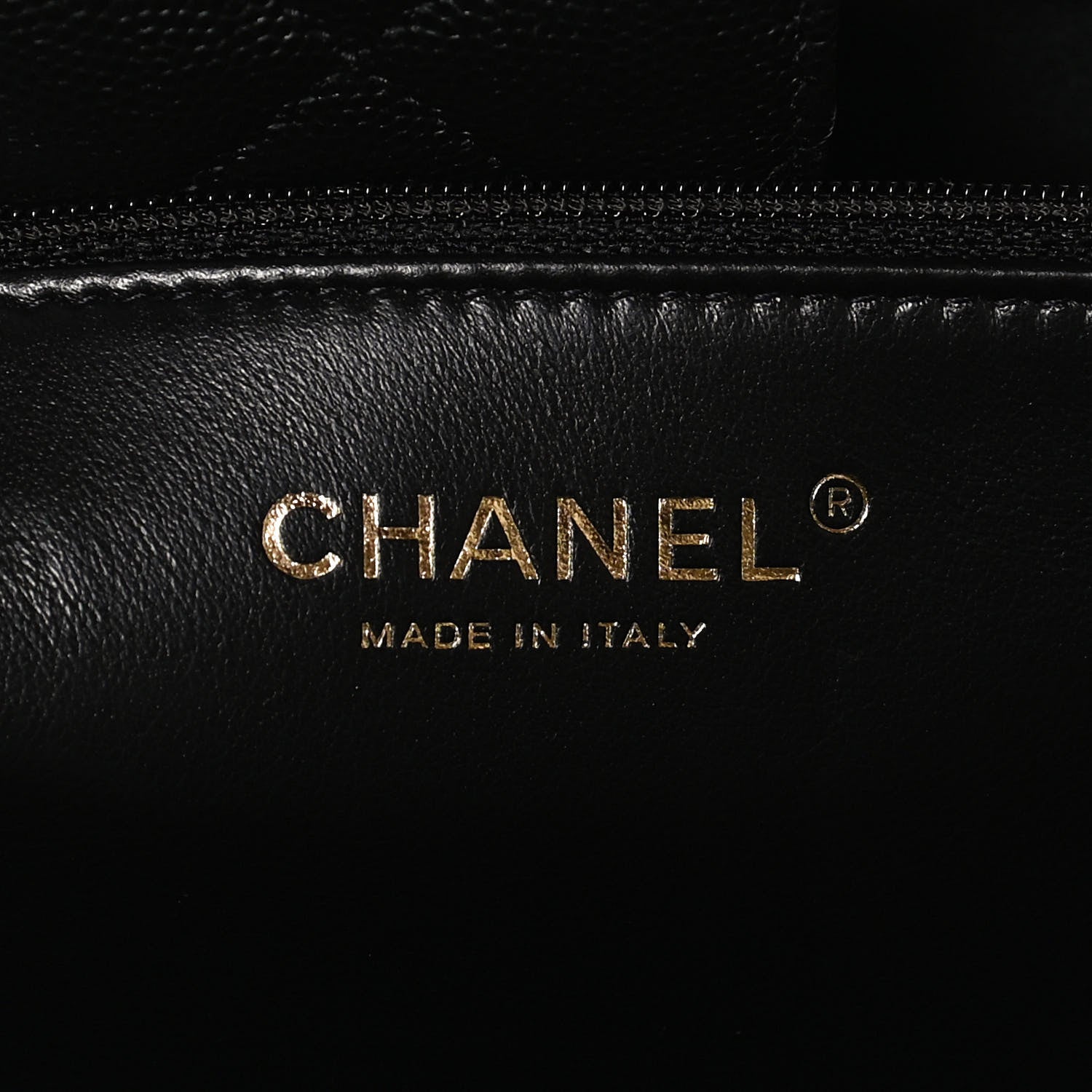 Chanel Caviar Quilted Large Shopping Tote Black 7 of 12