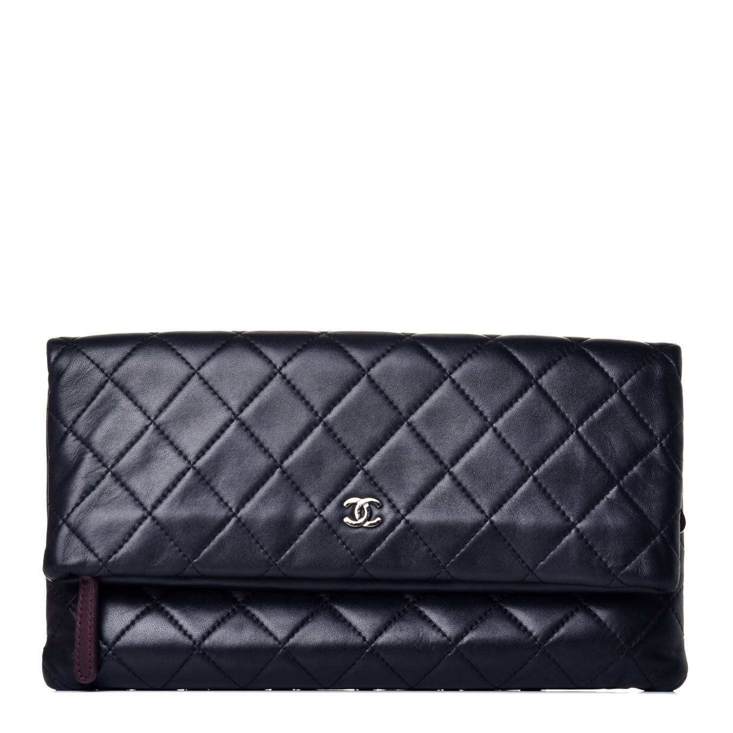 Chanel Lambskin Quilted CC Beauty Clutch Black 1 of 8