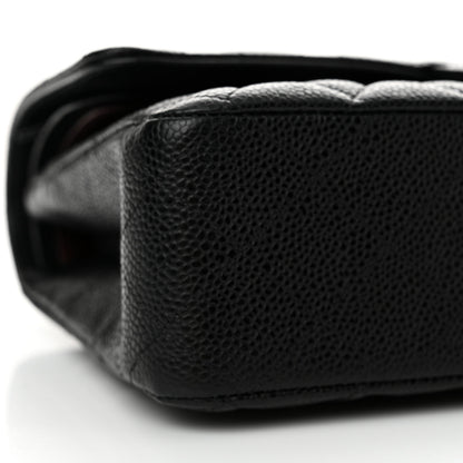 Chanel Caviar Quilted Medium Double Flap Black 9 of 13