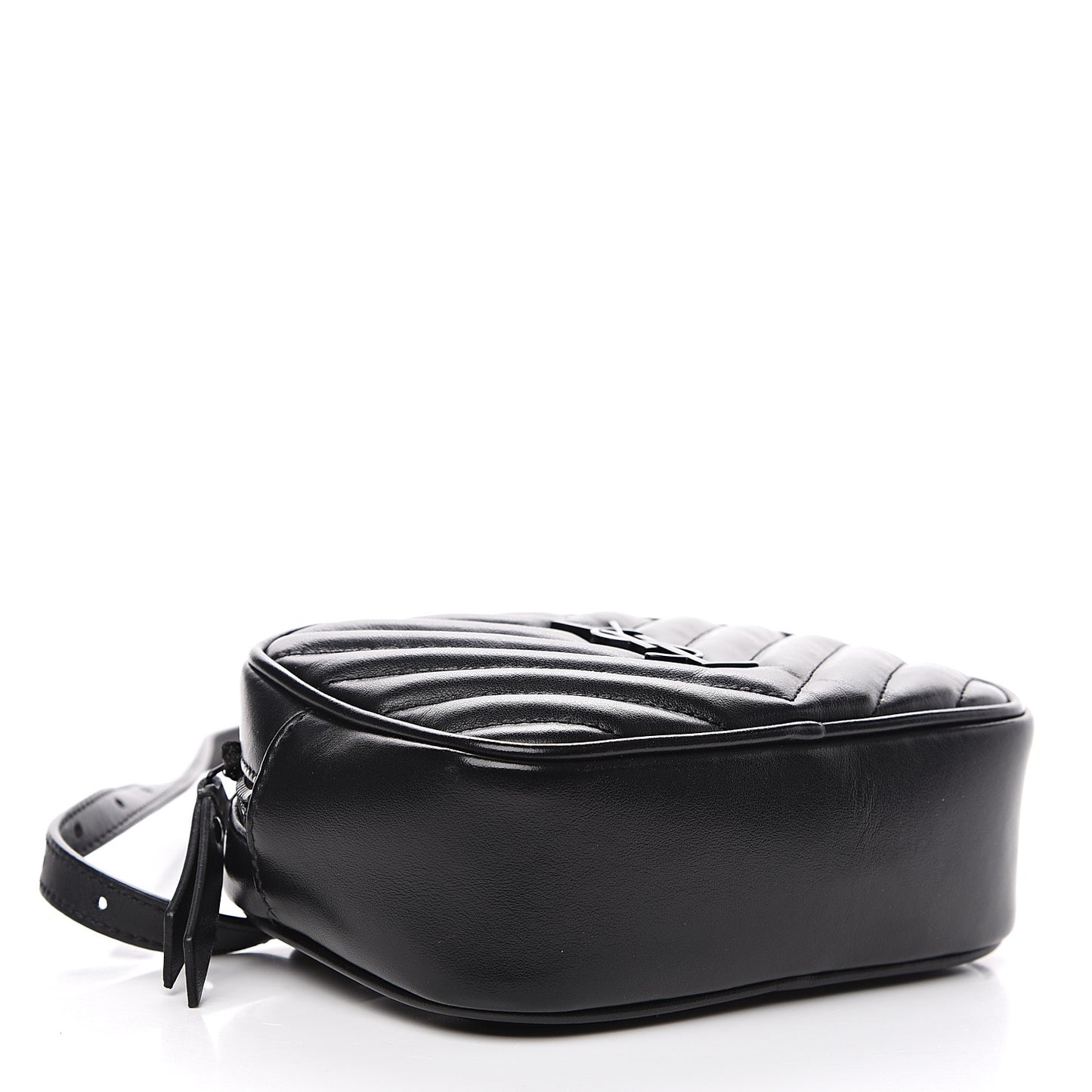 Calfskin Matelasse Monogram Lou Belt Bag Black