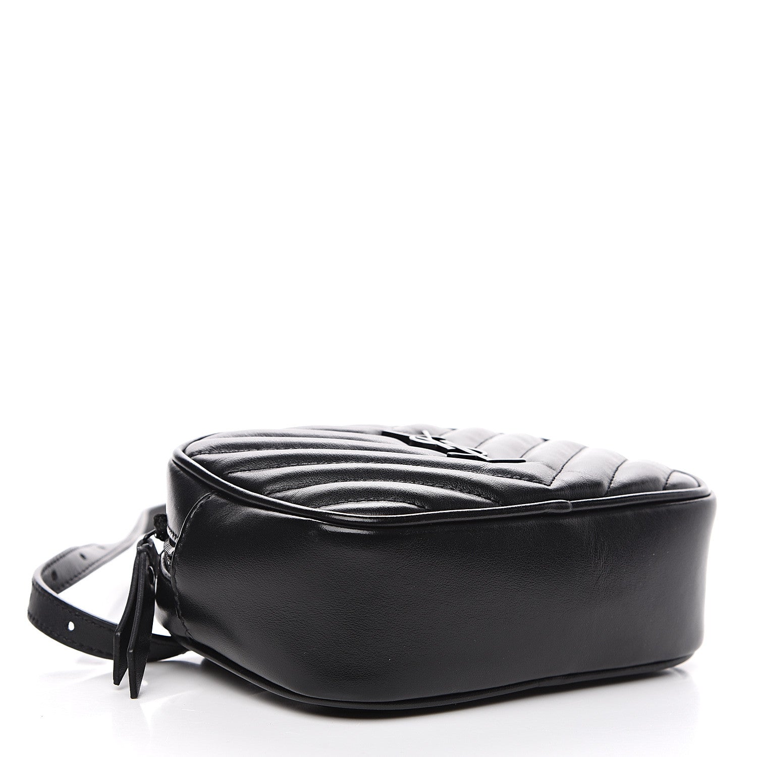 Saint Laurent Calfskin Matelasse Monogram Lou Belt Bag Black 3 of 8