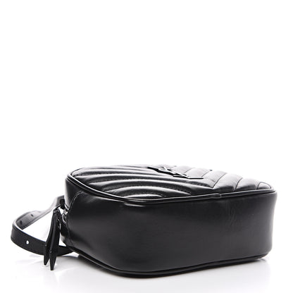 Saint Laurent Calfskin Matelasse Monogram Lou Belt Bag Black 3 of 8