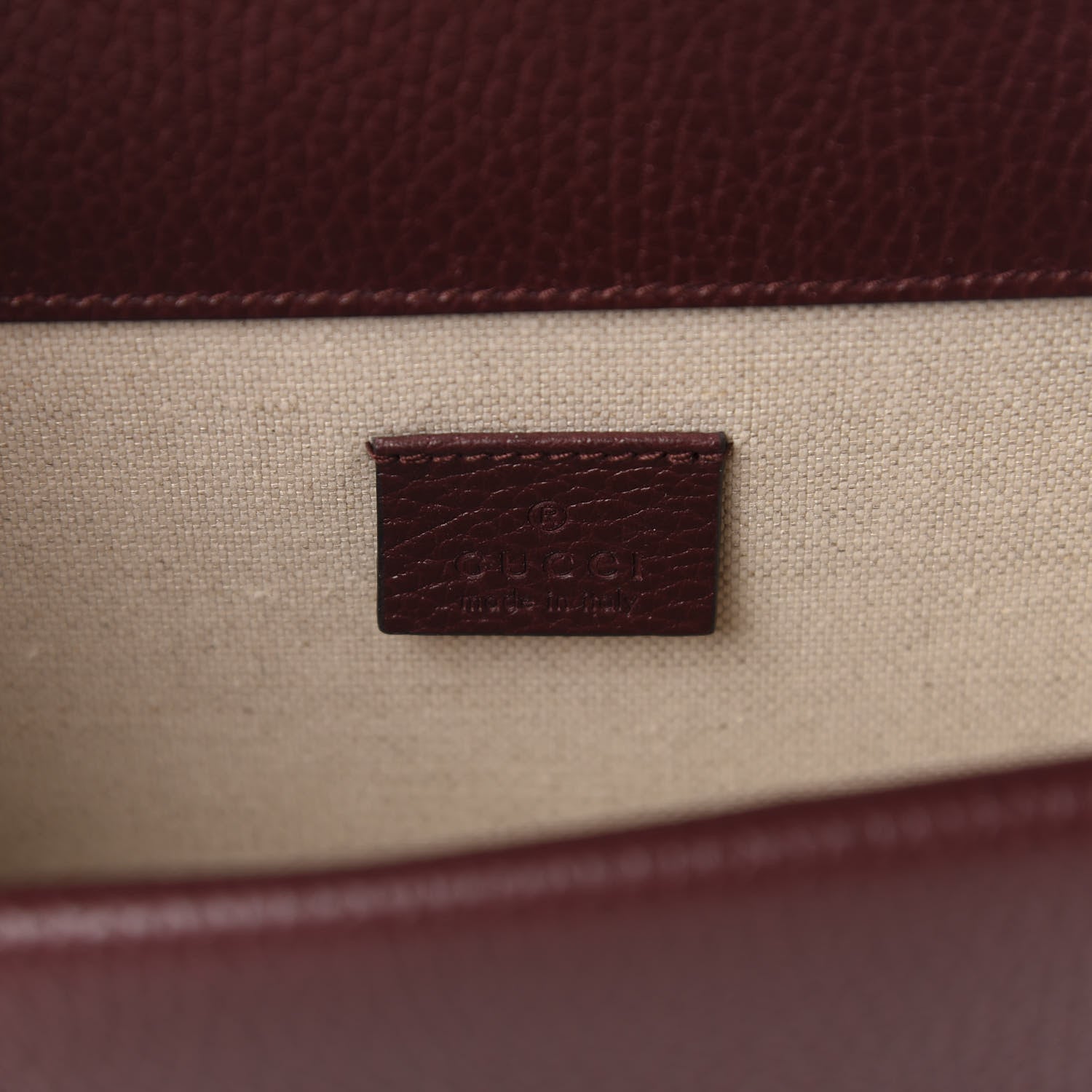 Gucci Dollar Calfskin Crystal Mini Dionysus Shoulder Bag Vintage Bordeaux 7 of 11