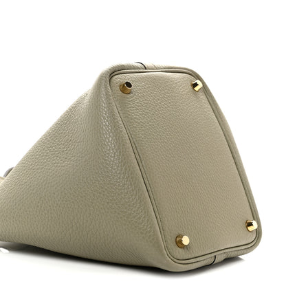 Hermes Taurillon Clemence Picotin Lock 18 PM Sauge 8 of 10