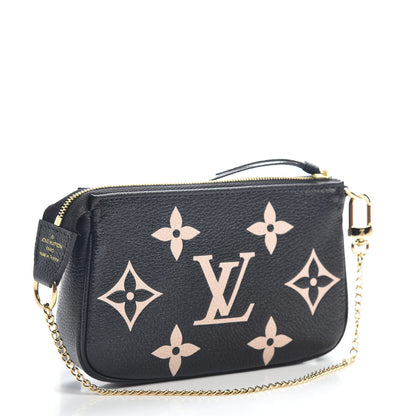 Louis Vuitton Empreinte Monogram Giant Mini Pochette Accessories Black 2 of 4