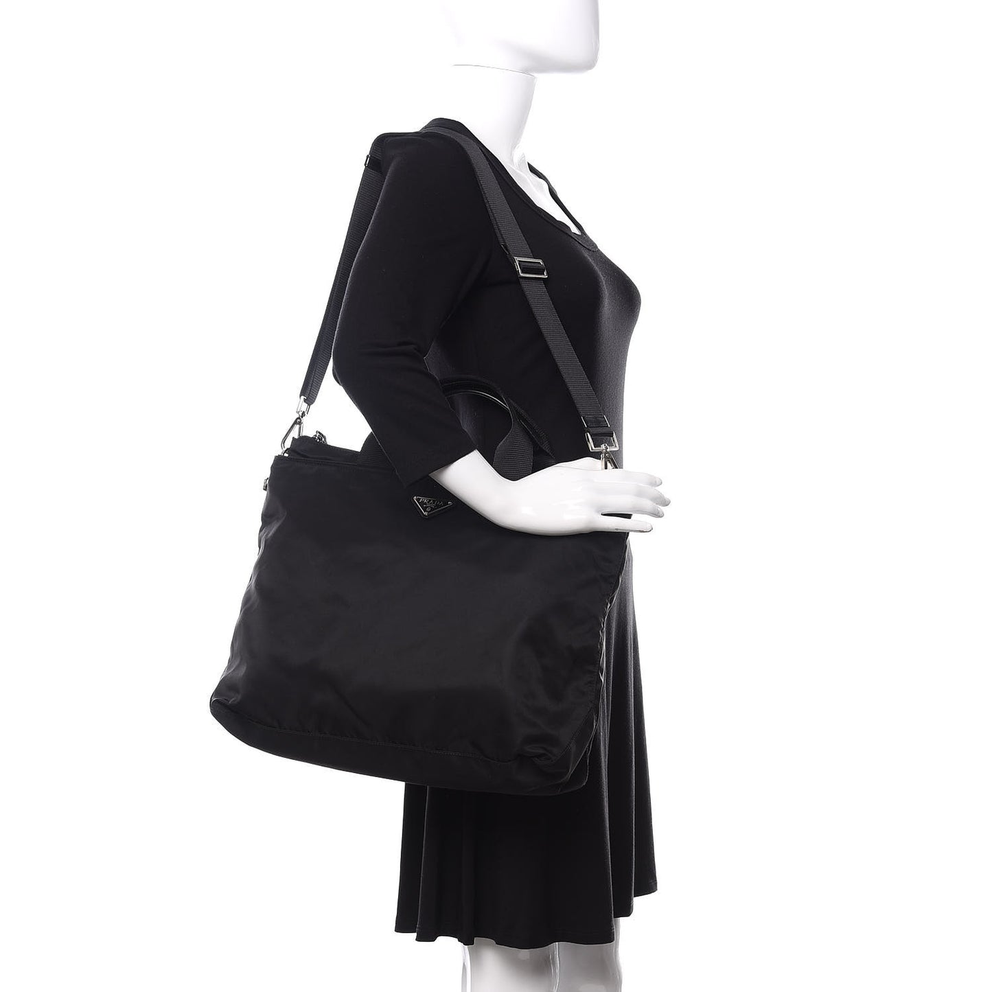 Tessuto Nylon Tote Black