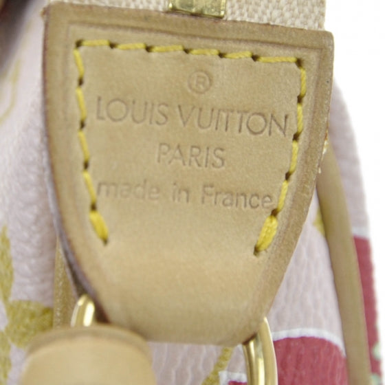 Louis Vuitton Monogram Cherry Blossom Pochette Accessories Red 4 of 7